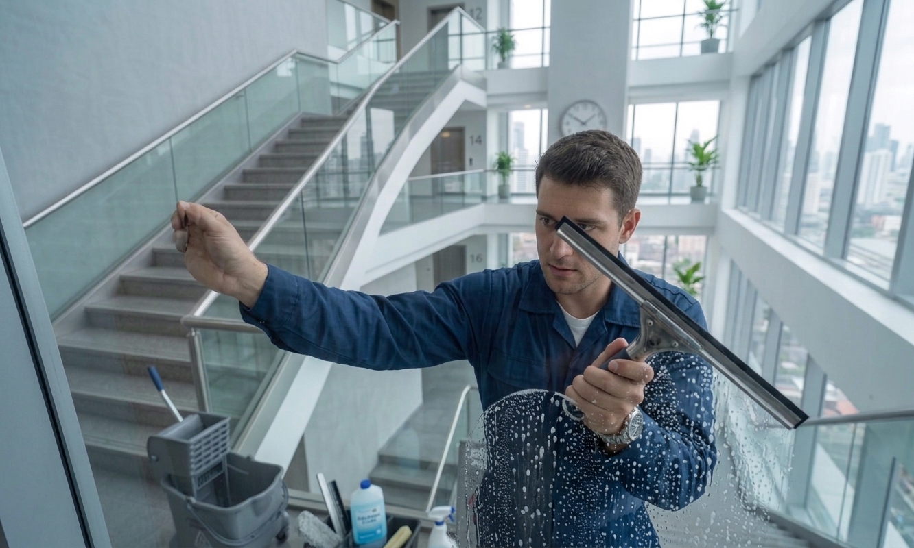 Fenster- & Glasreinigung durch Hochglanz Reinigung Service